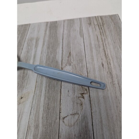 Ekco Solid Serving Spoon #1 Country Blue Nylon Plastic 11" Vintage - Picture 3 of 7